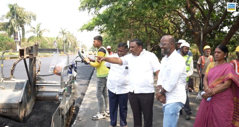 नवी मुंबई में अंतरराष्ट्रीय फॉर्मूला 4 रेसिंग की तैयारी तेज; उपमहापौर दशरथ भगत ने लिया काम का जायजा