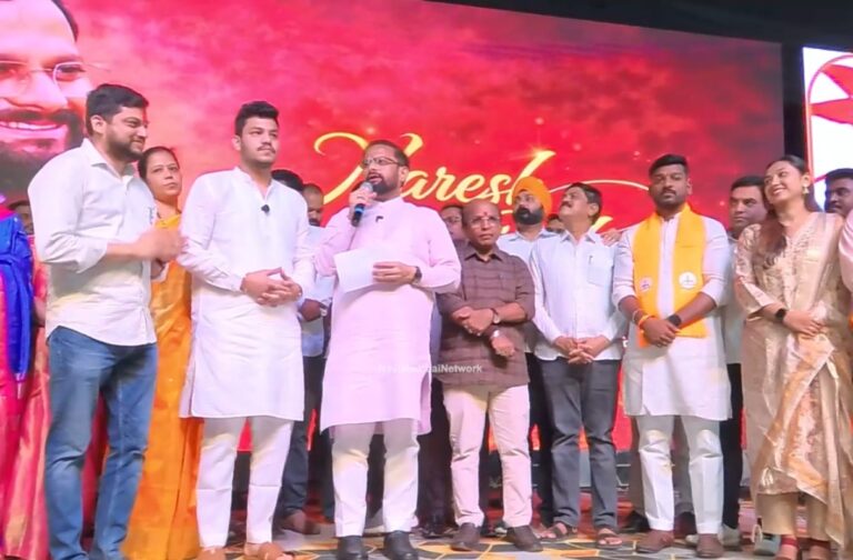 ऐरोली में ‘एकनाथ पर्व’ की धूम: सांसद नरेश म्हस्के के जन्मदिन पर उमड़ा जनसैलाब