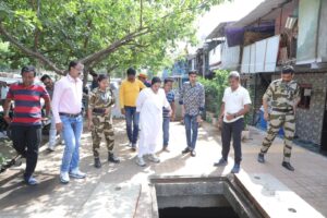 मानसून पूर्व नाला सफाई कार्यों का जायजा लेने सड़कों पर उतरीं महापौर डिंपल मेहता